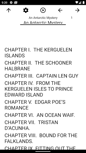 Android application Book, An Antarctic Mystery screenshort