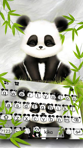 Android application Baby Panda Keyboard screenshort