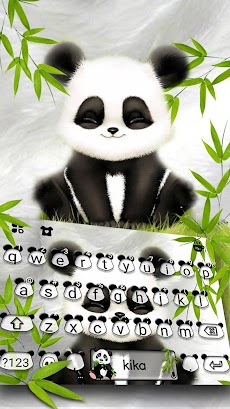 最新版、クールなBaby Pandaのテーマキーボードのおすすめ画像1