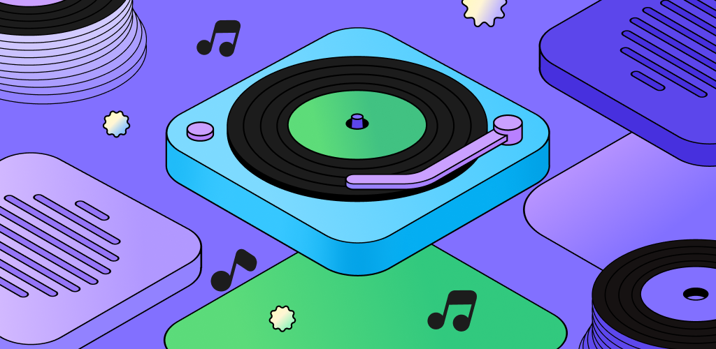 MD Vinyl Music Player Widget Latest version for Android Download APK