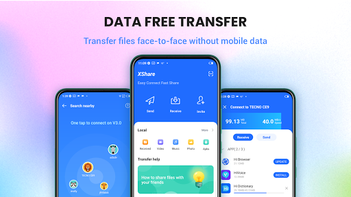 XShare - Transfer & Share all files without data  screenshots 1