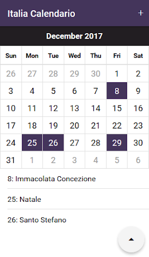 Italia Calendario