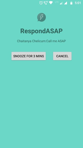 Captura de Pantalla 8 RespondASAP - ⏰📬 messages impossible to miss android