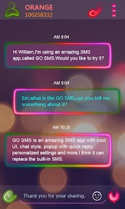 GO SMS PRO NEONLIGHT THEME For PC installation