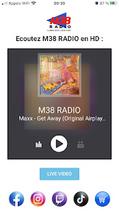 M38 Radio 1.0.2.0 APK + Mod (Unlimited money) إلى عن على ذكري المظهر