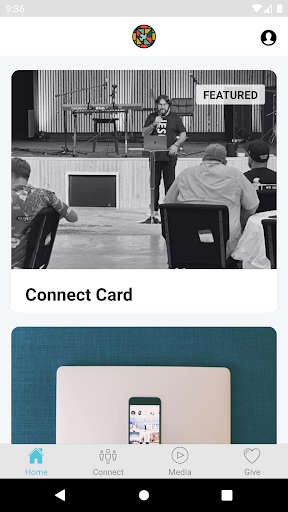 Android application Crossing Place Church screenshort