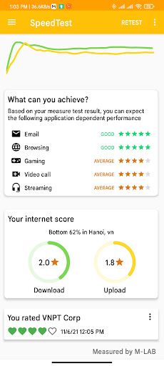 speed test - internet checker Screen 3