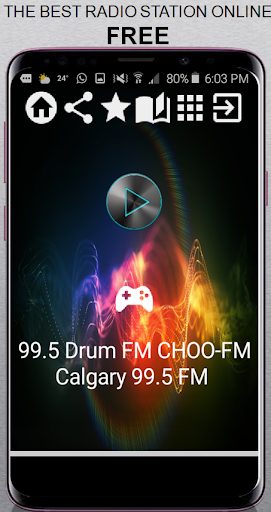 Android application 99.5 Drum FM CHOO-FM Calgary 9 screenshort