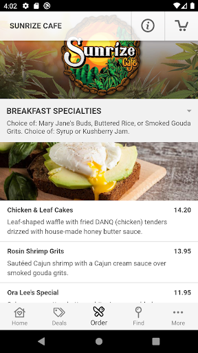 Sunrize Cafe Screen 2