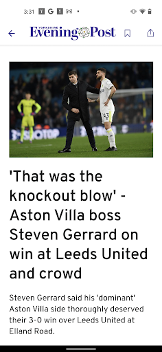 Yorkshire Evening Post Paper screenshot 3