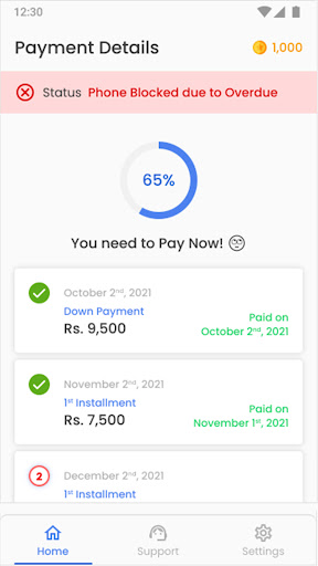 Kistpay Consumer App Screen 3
