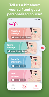 Face Massage App. Facial Skincare Routine - ForYou 2.7 APK screenshots 2