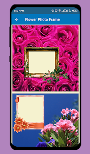 Flower Photo Frame