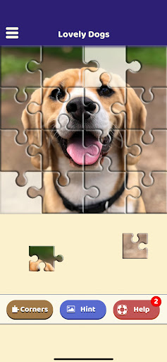 Lovely Dogs Puzzle Screen 2