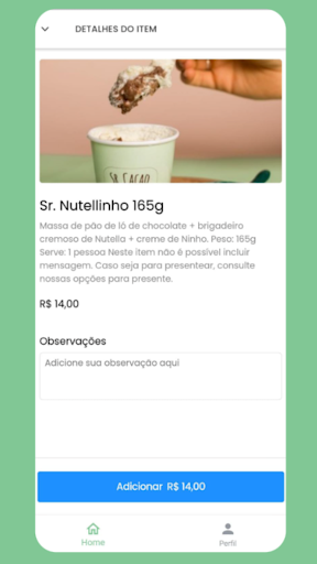 Sr. Cacao Doces Screen 2