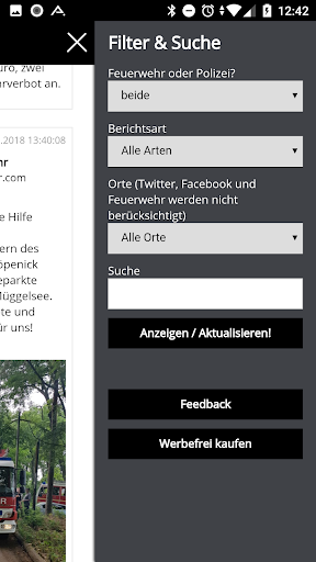 Polizeiberichte und Feuerwehrb Screen 2