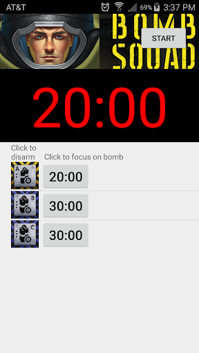 TMG Bomb Squad Timer Screen 2