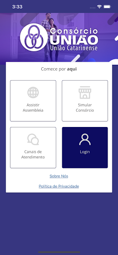 Android application Consórcio União Catarinense screenshort