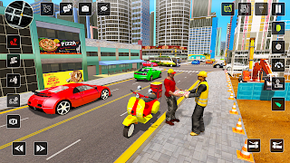 Bike Pizza Delivery Bike Games - Screenshot 2