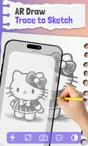 Android application AR Drawing - Cute Sanrio screenshort