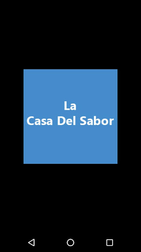 Android application La Casa Del Sabor screenshort