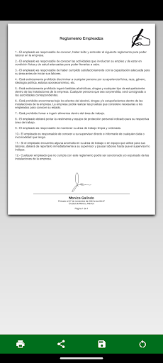 Android application Reglamento - Firma Fácilmente screenshort