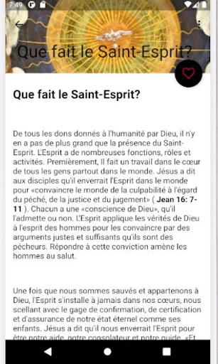 Prières du Saint-Esprit - Holy Screen 3