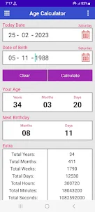 Age Calculator | Date of birth