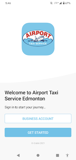 Android application Airport Taxi Service Edmonton screenshort