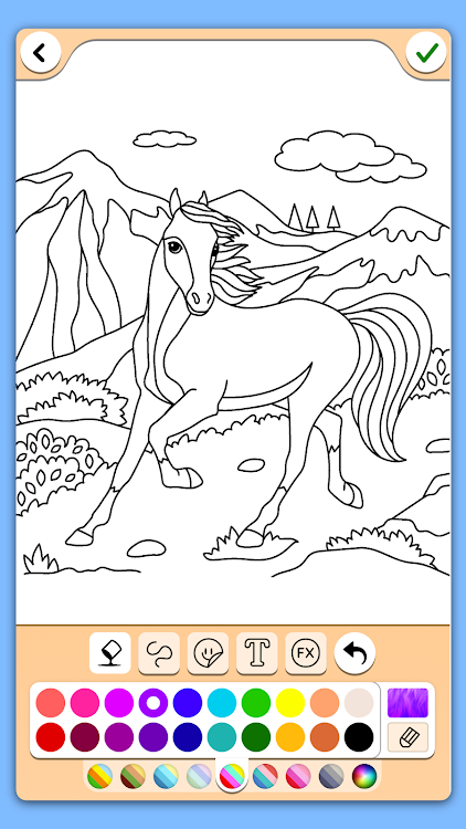 Horse coloring pages game - 18.4.0 - (Android)