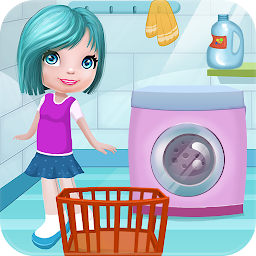 「Washing Laundry - Cleaning Day」圖示圖片