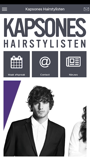 Android application Kapsones Hairstylisten screenshort