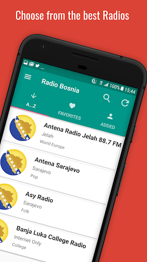Android application Bosnia Radio Stations screenshort