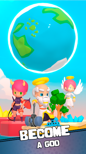Android application My little God: sandbox idle screenshort