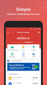 Screenshot 1 KBZPay Partner android
