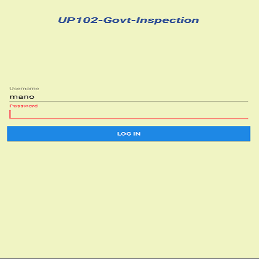 102 UP Govt Inspection Screen 2
