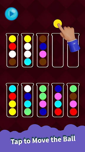 Sort Color Balls Puzzle Screen 2