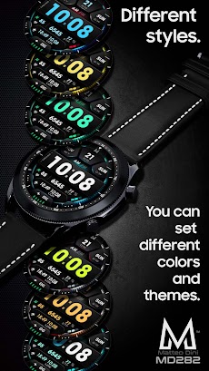 MD282 3D Digital watch faceのおすすめ画像2