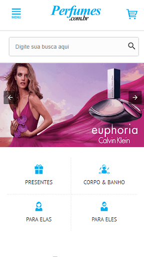 Android application Perfumes.com.br screenshort