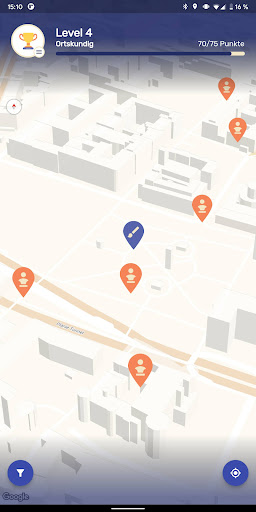 Android application DETOUR screenshort