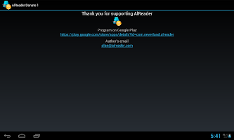 screenshot of AlReader Donate 1