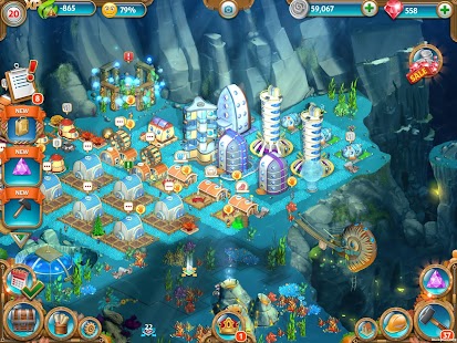 Aquapolis. Construir megapolis Screenshot