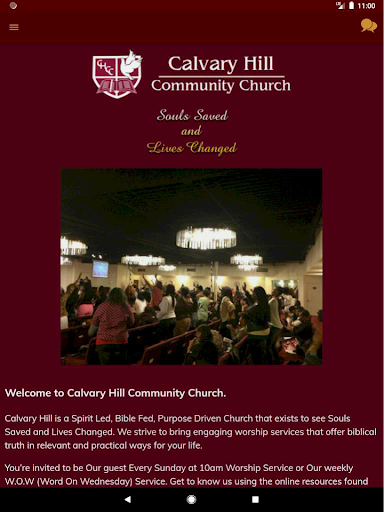 Calvary Hill Community Church Screen 3