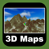 3D maps (Terrain) icon