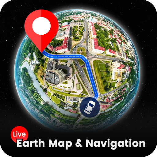 Earth Map Satellite View 3D logo