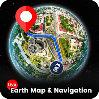 Earth Map Satellite View 3D