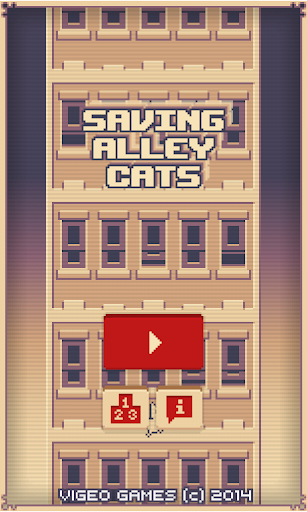 Android application Saving Alley Cats! screenshort