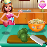 Cooking Pasta Chicken Broccoli icon