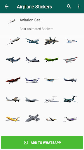 Airplane Stickers Screen 3