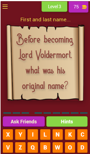 Hogwarts Quiz & Trivia Screen 2